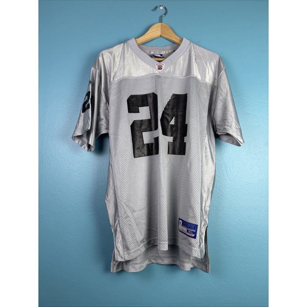 Los Angeles Raiders Reebok Charles Woodson Jersey Youth XL Oakland Las Vegas